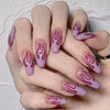 Artistic Wearing Finished Soft Press On Fake Nails - 24 Pcs