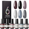 Korean Glitter Gel Nail Polish Set Box