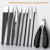 Stainless Steel Pedicure, Ingrown Toenail Knife Set & Exfoliating Calluses Tool