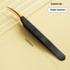 Gold Black High-Grade Mesh Precision Tweezers Set