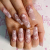 Artistic Wearing Finished Soft Press On Fake Nails - 24 Pcs