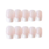 French Long Press On Fake Nails - 24 Pcs