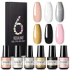 Korean Glitter Gel Nail Polish Set Box