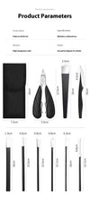 Stainless Steel Pedicure, Ingrown Toenail Knife Set & Exfoliating Calluses Tool