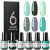 Korean Glitter Gel Nail Polish Set Box