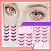 5 Pairs Manga False Eyelashes | Anime Cosplay Lashes