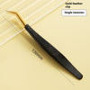 Gold Black High-Grade Mesh Precision Tweezers Set