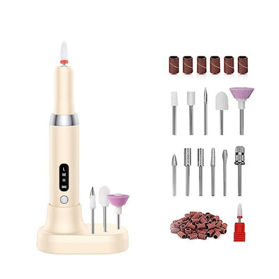 Portable Versatile Nail Care Polishing Drill & Removal Tool