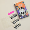 Halloween Ghost Wind Press On Fake Nails - 24 Pcs