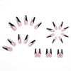 Long Ballet Press On Fake Nails - 24 Pcs